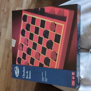 Checkers board game